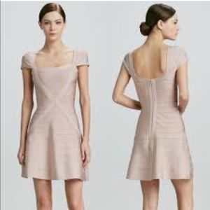 Herve Leger bandage dress.
